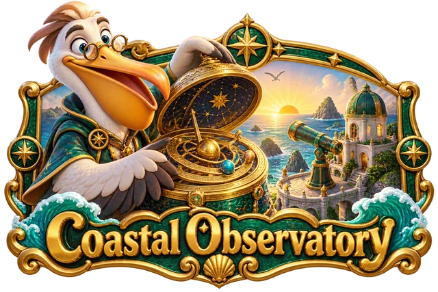 Coastal Observatory illustrated game world