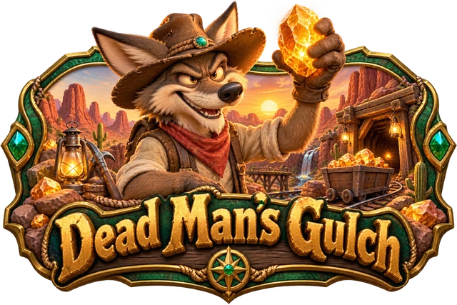 Dead Man's Gulch illustrated game world