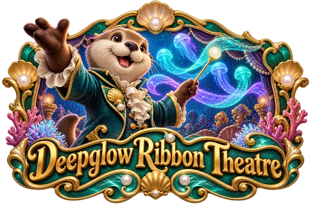 Deepglow Ribbon Theatre illustrated game world