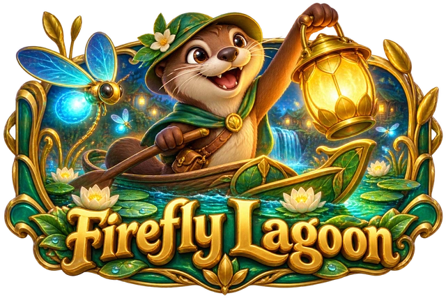 Firefly Lagoon illustrated game world