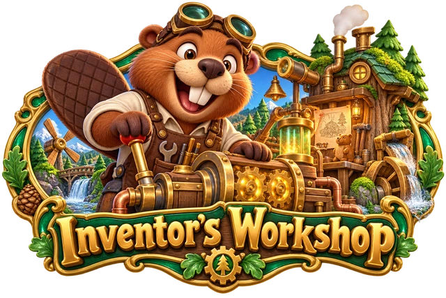 Inventor’s Workshop illustrated game world