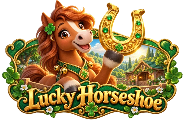 Lucky Horseshoe illustrated game world