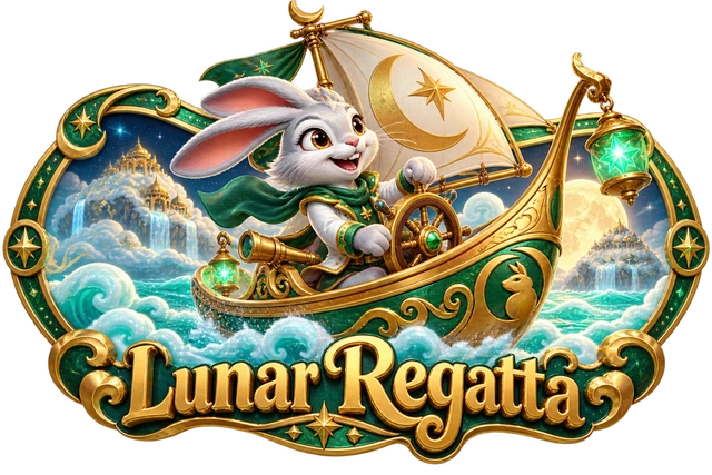 Lunar Regatta illustrated game world