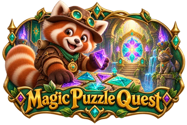 Magic Puzzle Quest illustrated game world