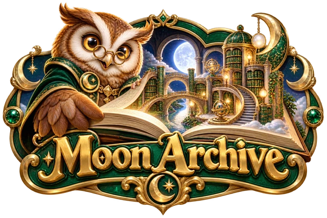 Moon Archive illustrated game world