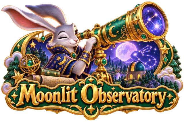 Moonlit Observatory illustrated game world