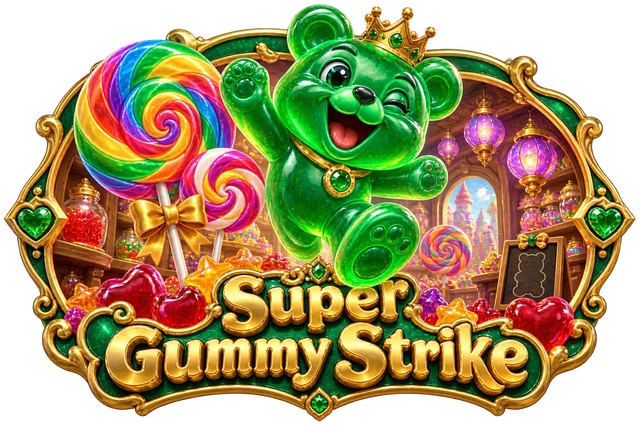 Super Gummy Strike illustrated game world