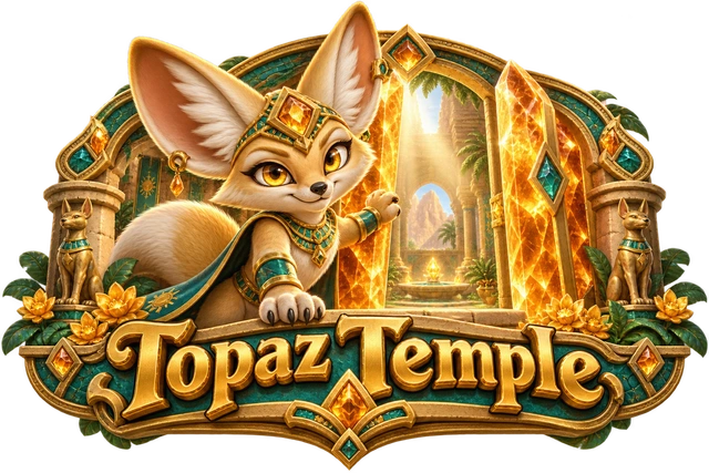 Topaz Temple illustrated game world