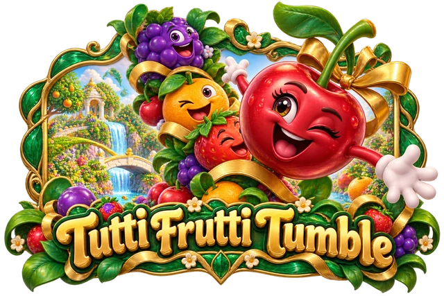 Tutti Frutti Tumble illustrated game world