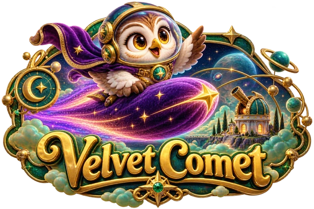Velvet Comet illustrated game world