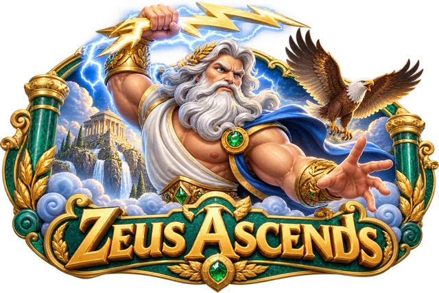 Zeus Ascends illustrated game world
